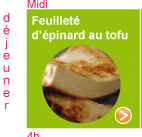 Feuillet� d��pinards au tofu