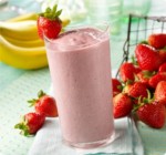 Smoothie � la banane et aux fraises