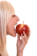 Manger des pommes